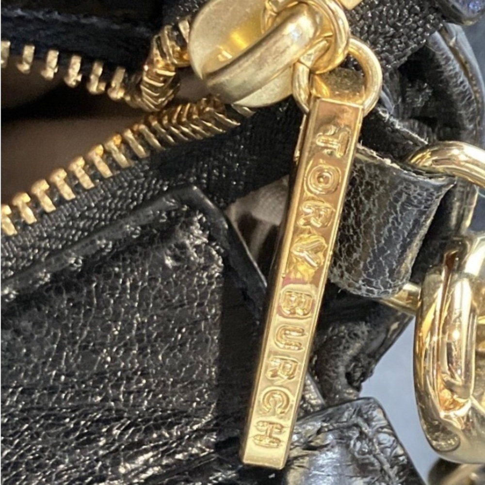 Tory Burch Black Leather Handbag - Picture 6 of 7